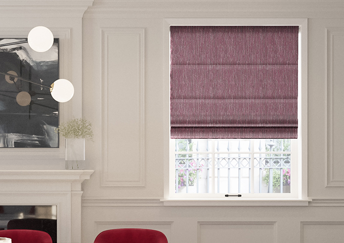 Cascade, Claret - Roman Blind - Image 3